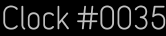 Clock Catalog Number