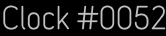 Clock Catalog Number
