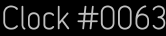 Clock Catalog Number