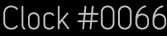 Clock Catalog Number