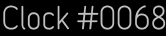 Clock Catalog Number