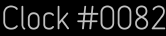 Clock Catalog Number