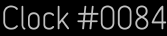 Clock Catalog Number