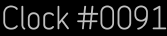 Clock Catalog Number