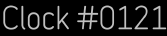 Clock Catalog Number