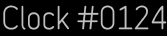 Clock Catalog Number