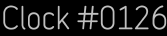 Clock Catalog Number