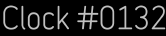 Clock Catalog Number