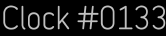 Clock Catalog Number
