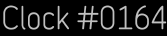 Clock Catalog Number
