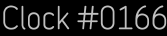 Clock Catalog Number