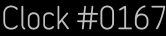 Clock Catalog Number