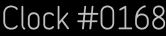 Clock Catalog Number