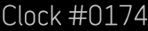 Clock Catalog Number