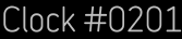 Clock Catalog Number