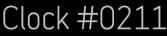 Clock Catalog Number