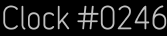 Clock Catalog Number