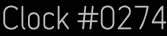 Clock Catalog Number