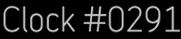 Clock Catalog Number
