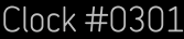 Clock Catalog Number
