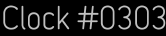 Clock Catalog Number