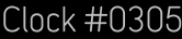 Clock Catalog Number