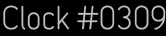 Clock Catalog Number
