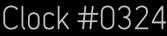 Clock Catalog Number