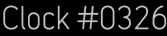 Clock Catalog Number