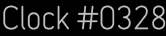 Clock Catalog Number