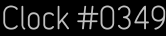 Clock Catalog Number