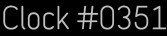 Clock Catalog Number
