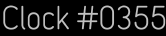 Clock Catalog Number