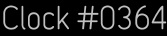 Clock Catalog Number
