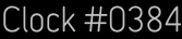 Clock Catalog Number