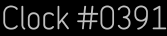 Clock Catalog Number