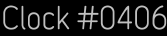 Clock Catalog Number