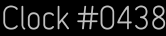 Clock Catalog Number