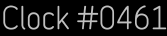 Clock Catalog Number