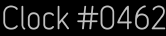 Clock Catalog Number