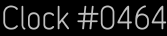 Clock Catalog Number