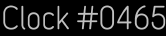 Clock Catalog Number