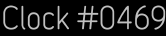 Clock Catalog Number