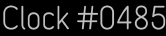 Clock Catalog Number