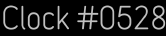Clock Catalog Number