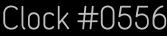 Clock Catalog Number