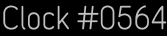 Clock Catalog Number