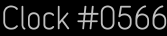 Clock Catalog Number