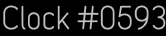 Clock Catalog Number