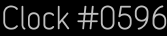 Clock Catalog Number